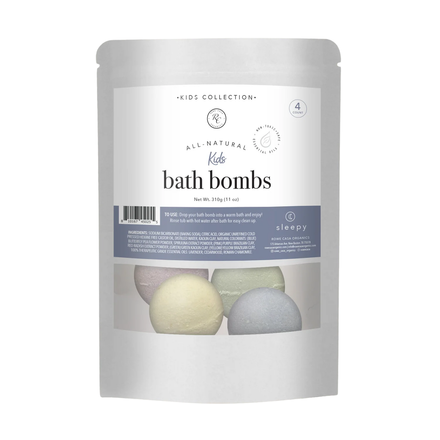 Kids Bath Bombs | Sleepy 4 Count
