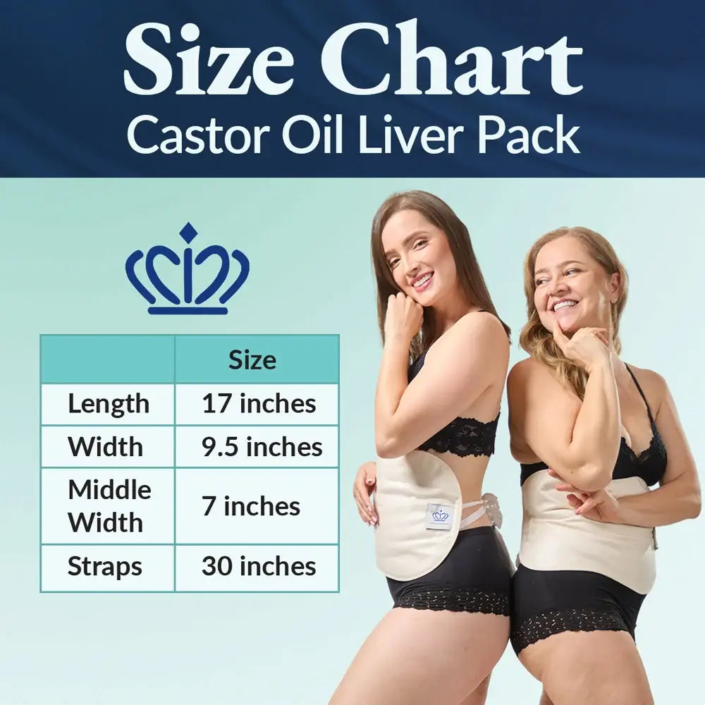 Original Organic Castor Oil Pack for Liver